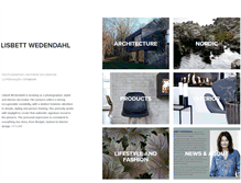 Tablet Screenshot of lisbettwedendahl.dk